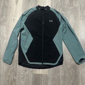 🤑SOLD🤑Men’s Under Armour mens Novelty Wind Bomber Hoodie Size Medium